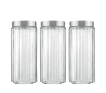 Kit com 3 Potes Redondos Collection 2,2L
